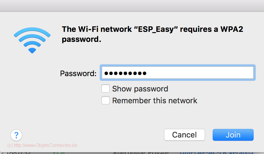 EspEasy Config 2 password network